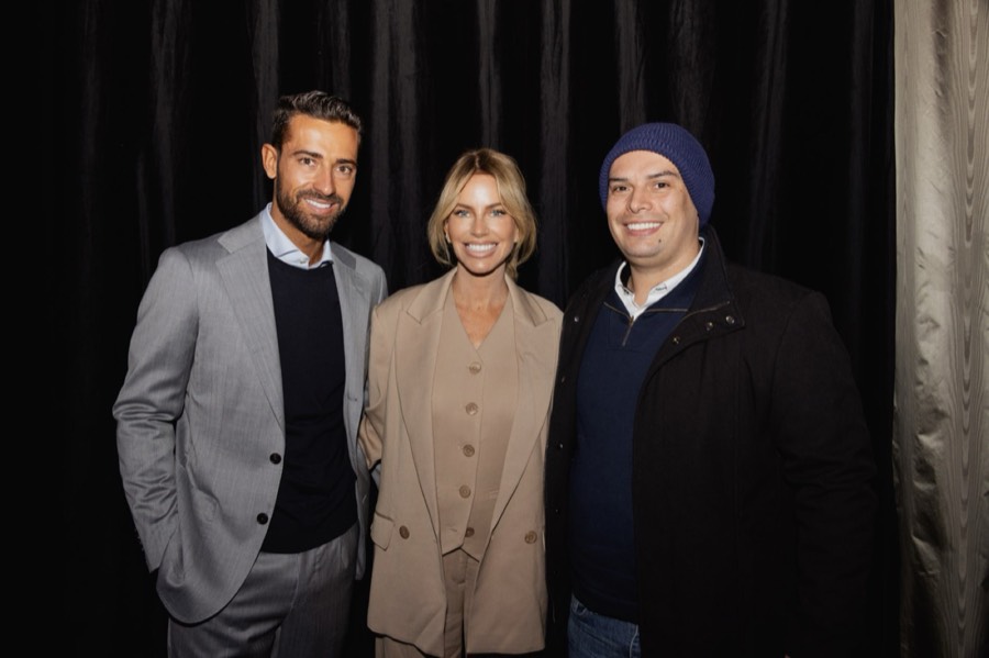 Diego Espinosa with Caroline Stanbury and Sergio Carrallo
